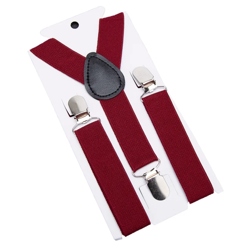 Kids Suspenders Soild Fashion Children Boys Braces Girls Adjustable Suspenders Kid Designer Belts Baby Wedding Accessories