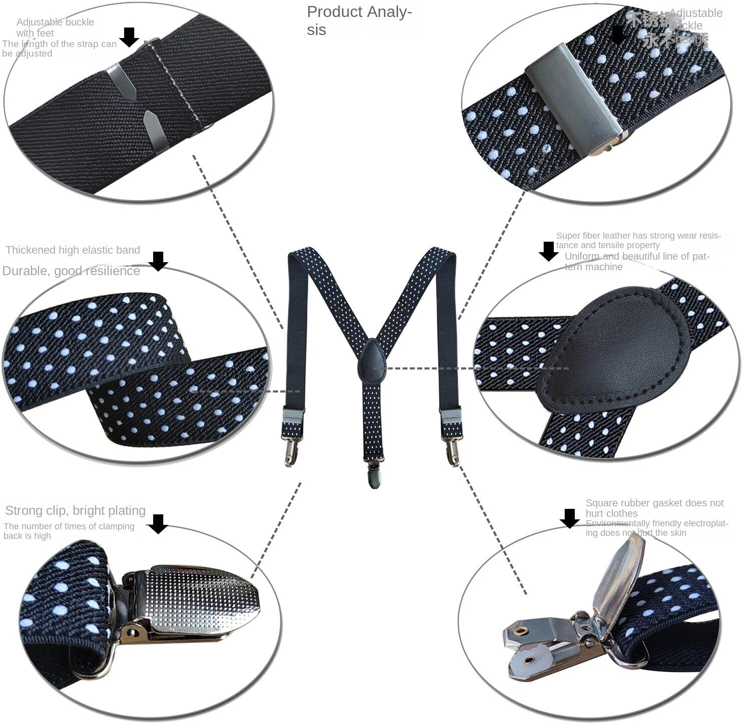Adjustable Elastic Suspenders Bow Tie Sets for Kids Children Boys Girls Wedding Party Event Y-Back Polka Dot Braces Belt Bowtie