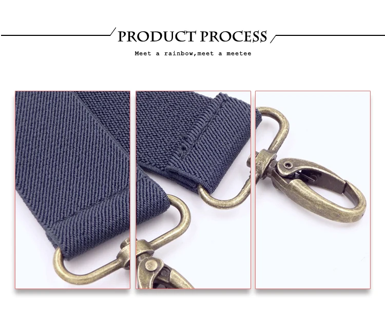 1Pc 3.5*120cm Adults Men's Suspenders 3 Clips Hook Buckle Man Harness Braces Elastic Strap Jockstrap Suspender Pants Accessories