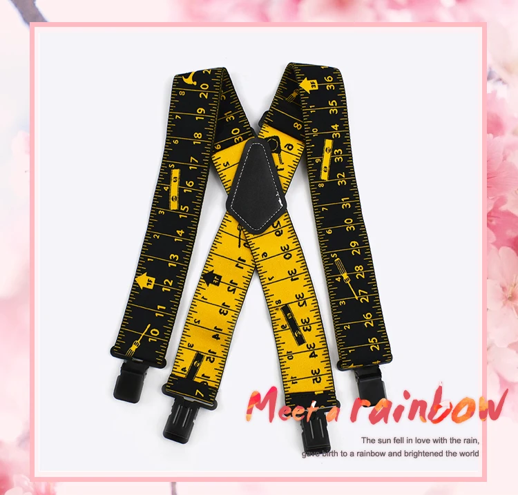 1Pc 5*120cm Men's Adult X-type 4 Clips High Elastic Suspender Adjustable Heavy Duty Braces Belt Suspenders Male Jockstrap