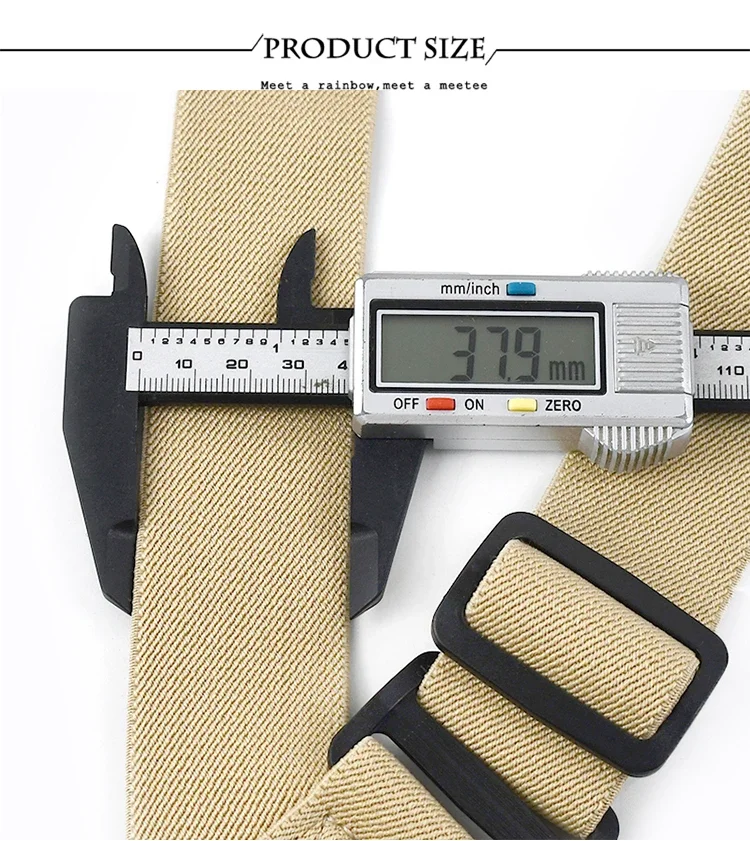 3.8*125cm Men's Suspender Y Style Trousers Braces for Belt Shirt Pants Elastic Adjustable Suspenders Wedding Accessories