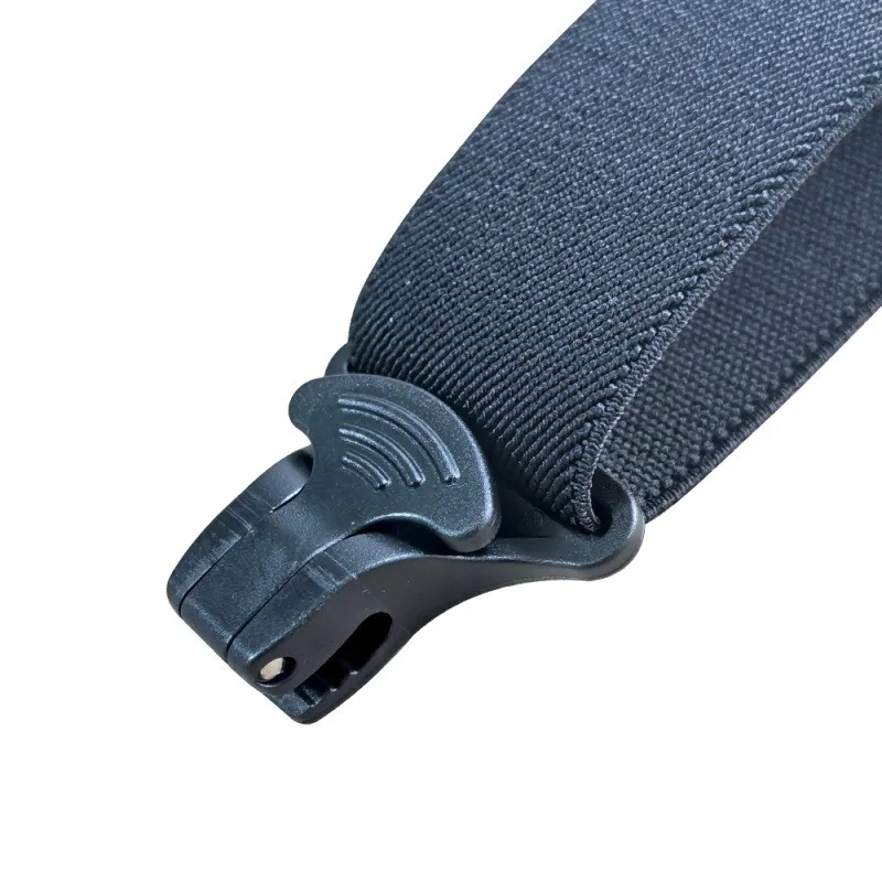Men's Heavy Duty Big Tall Suspenders for Work, 3.8cm/1.5inch X-back 4 Strong Plastic Clips Adjustable Elastic Trouser Braces