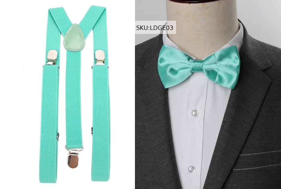 Suspenders Bow Tie Set Men Fashion Suspensorio for Man Boy Women Bowtie Braces Trousers Tirantes Wedding Leisure Shirt Stays