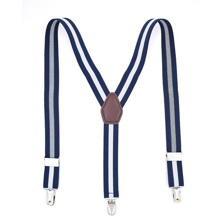 3 Clips Men's Suspenders Men Braces Supports Tirantes for Women Elastic Adjustable Pants Straps Clothing 2.5*110cm