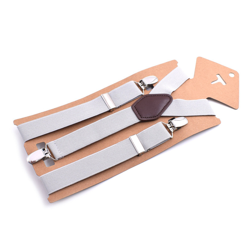 3 Clips Men's Suspenders Men Braces Supports Tirantes for Women Elastic Adjustable Pants Straps Clothing 2.5*110cm