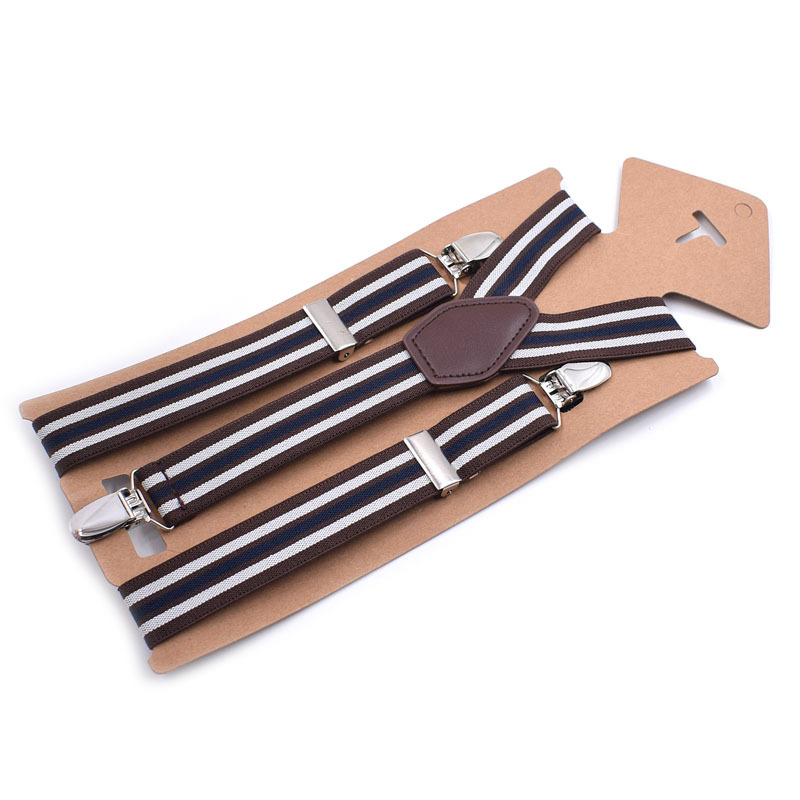 3 Clips Men's Suspenders Men Braces Supports Tirantes for Women Elastic Adjustable Pants Straps Clothing 2.5*110cm