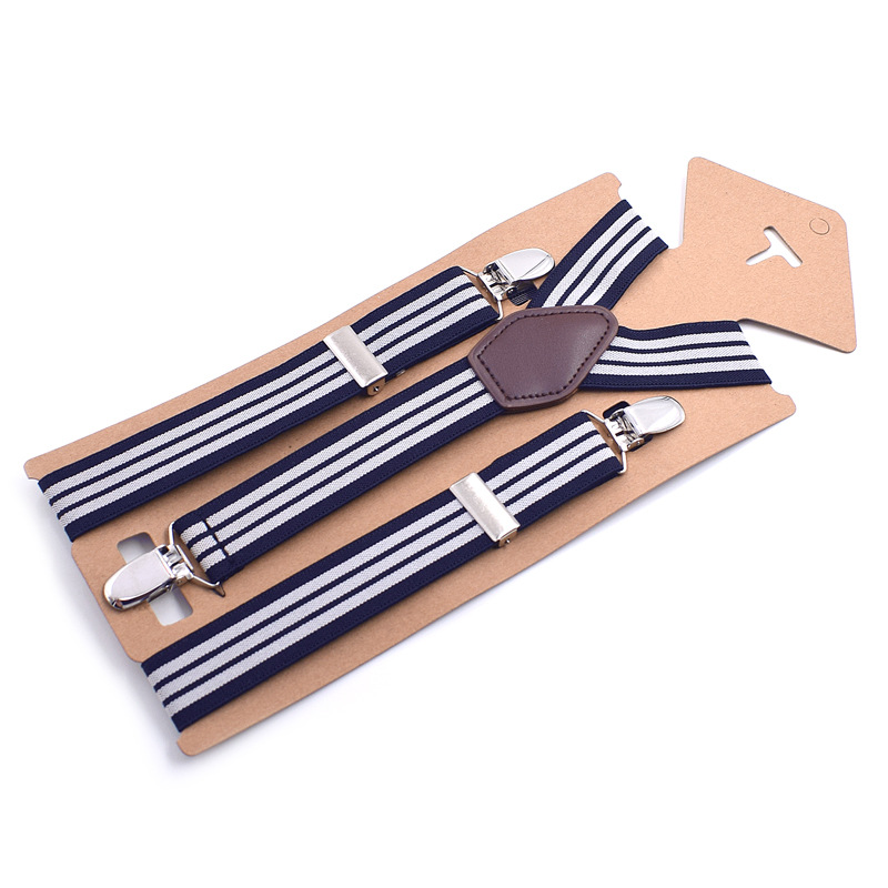3 Clips Men's Suspenders Men Braces Supports Tirantes for Women Elastic Adjustable Pants Straps Clothing 2.5*110cm