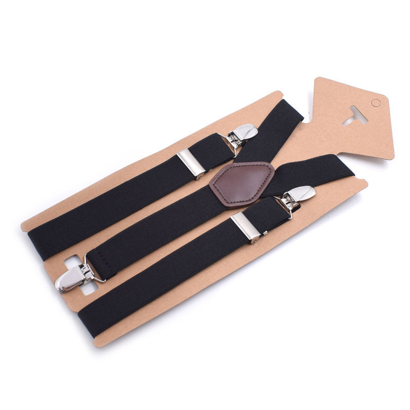 3 Clips Men's Suspenders Men Braces Supports Tirantes for Women Elastic Adjustable Pants Straps Clothing 2.5*110cm