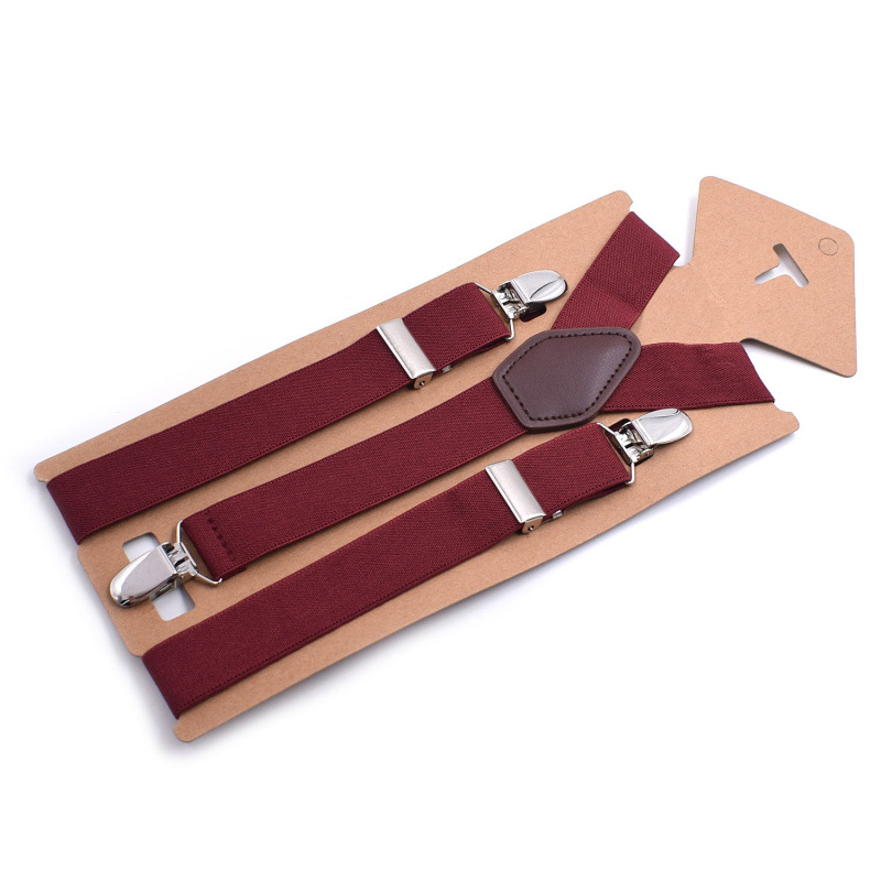 3 Clips Men's Suspenders Men Braces Supports Tirantes for Women Elastic Adjustable Pants Straps Clothing 2.5*110cm