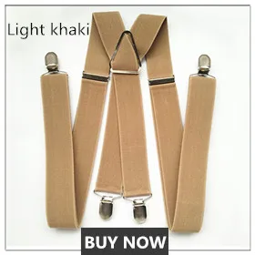 Bright White Rib Color Suspenders for Men Women New Arrival 3.5 Width X Back Adult Suspender