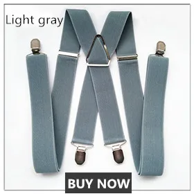 Bright White Rib Color Suspenders for Men Women New Arrival 3.5 Width X Back Adult Suspender