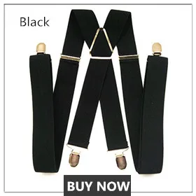 Bright White Rib Color Suspenders for Men Women New Arrival 3.5 Width X Back Adult Suspender
