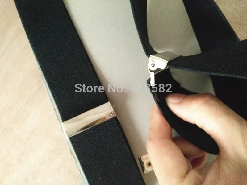 Bright White Rib Color Suspenders for Men Women New Arrival 3.5 Width X Back Adult Suspender