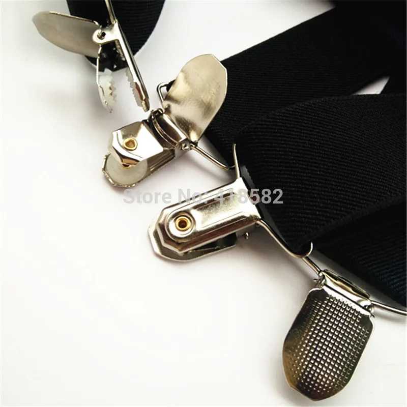Bright White Rib Color Suspenders for Men Women New Arrival 3.5 Width X Back Adult Suspender