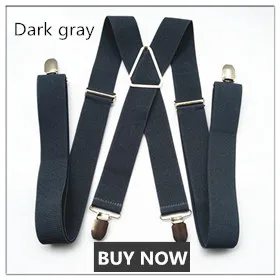 Bright White Rib Color Suspenders for Men Women New Arrival 3.5 Width X Back Adult Suspender