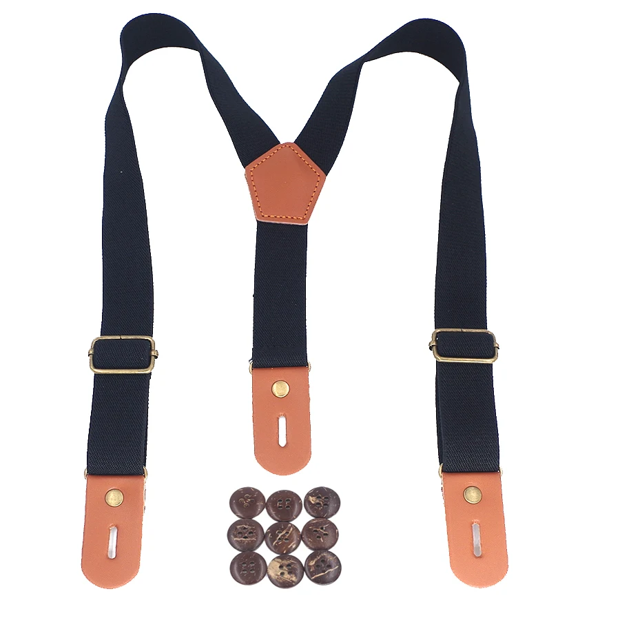 Baby Suspenders New Leather Braces Buttons Tirantes Kids Suspensorio Children Bretelles Hommes Jartiyer Bretels