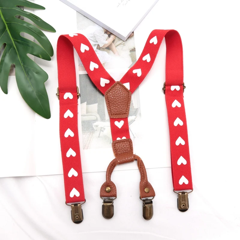 Suspenders Kids Boy Girl Childrens Christmas Gift Designer Wedding Costume Adjustable Y-Back Black Braces Clothing Accessories