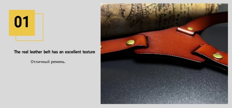 2*125cm Vintage Genuine Leather Man Suspenders 4-Hook Y-Back Adjustable Suspenders GUCUANNVIC Suspenders Pants Women Braces