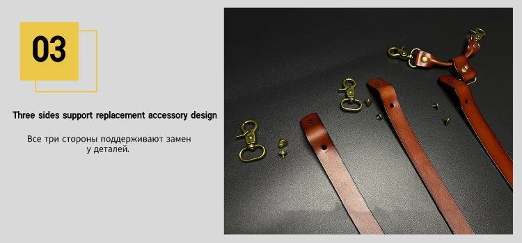 2*125cm Vintage Genuine Leather Man Suspenders 4-Hook Y-Back Adjustable Suspenders GUCUANNVIC Suspenders Pants Women Braces