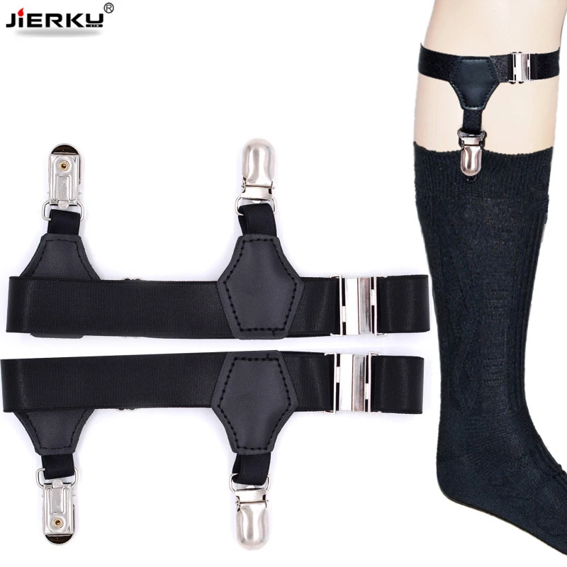 New Sock Stays Holder Gentleman Lose Suspenders Elastic Uniform Business Leg Strap Braces Socking Garters 1pair
