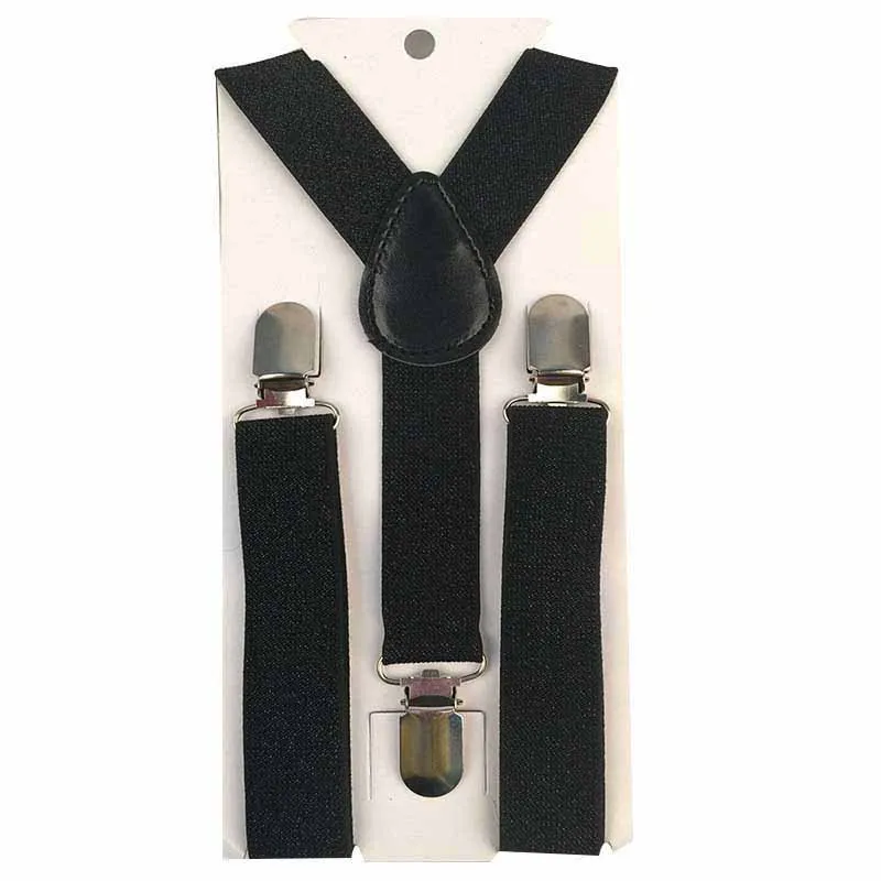 Wear Suspenders Children Adjustable Belt Pants Holder Elastic 3 Clips Y-Back Braces Clips Christmas Festive HB18