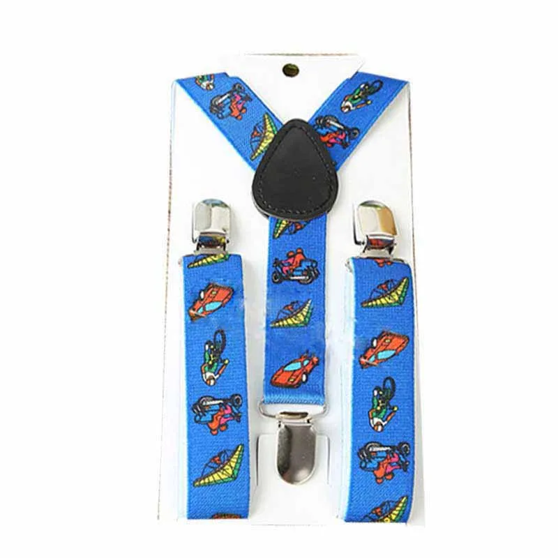 Wear Suspenders Children Adjustable Belt Pants Holder Elastic 3 Clips Y-Back Braces Clips Christmas Festive HB18