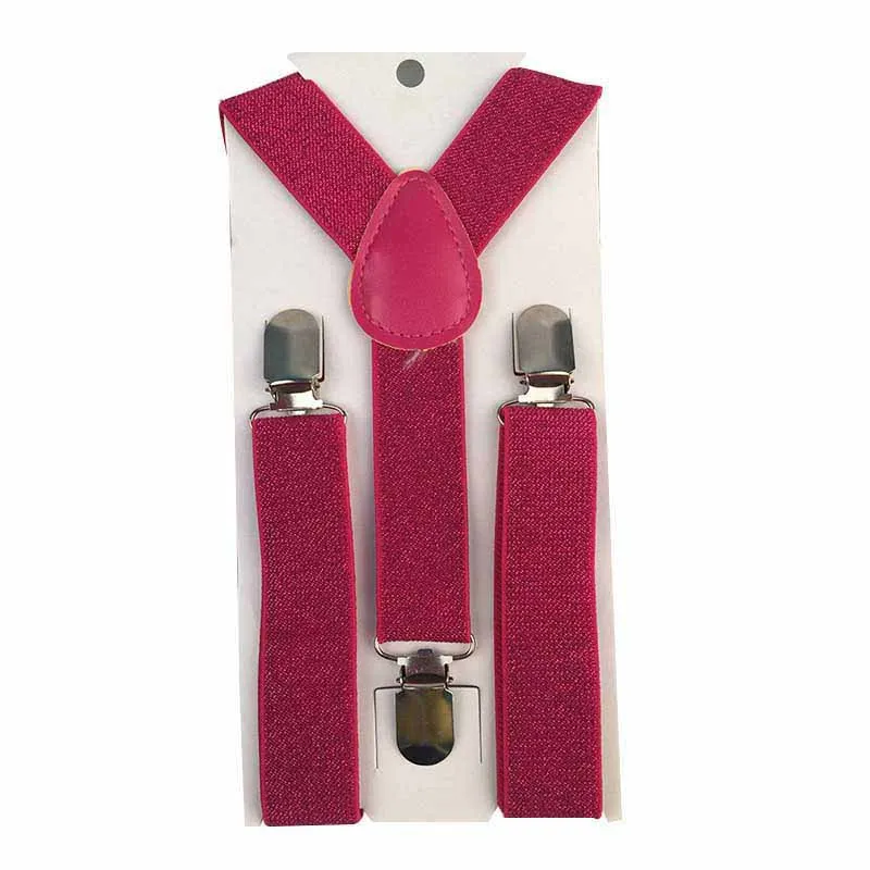 Wear Suspenders Children Adjustable Belt Pants Holder Elastic 3 Clips Y-Back Braces Clips Christmas Festive HB18