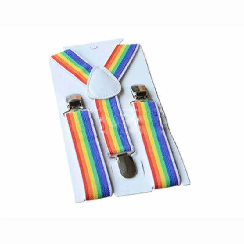 Wear Suspenders Children Adjustable Belt Pants Holder Elastic 3 Clips Y-Back Braces Clips Christmas Festive HB18
