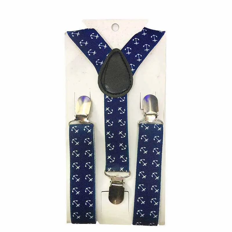 Wear Suspenders Children Adjustable Belt Pants Holder Elastic 3 Clips Y-Back Braces Clips Christmas Festive HB18
