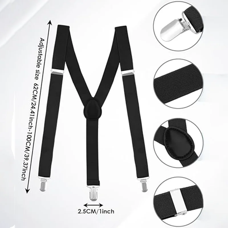 Suspenders For Men Pants Apparel Adult Suspender Man Shirt Dress Women Wedding Party Solid Colors Suit Skirt With Braces Straps