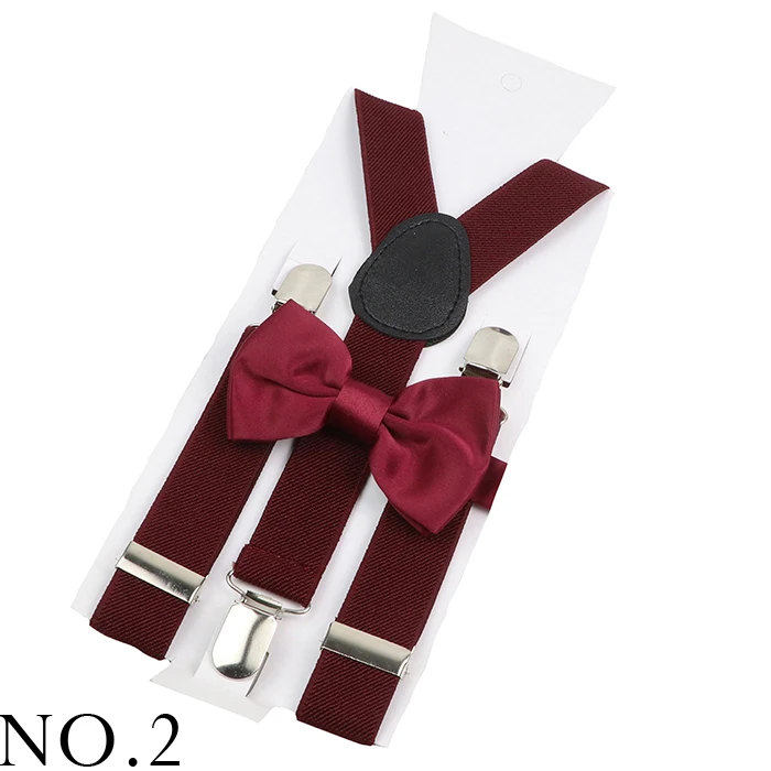 Elastic Leather Suspenders Bowtie Set Braces Men Women Sage Green Adjustable Braces Straps For Wedding Y-Back Shirt Accessories