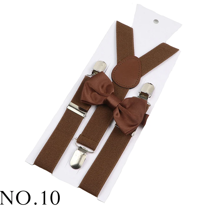 Elastic Leather Suspenders Bowtie Set Braces Men Women Sage Green Adjustable Braces Straps For Wedding Y-Back Shirt Accessories