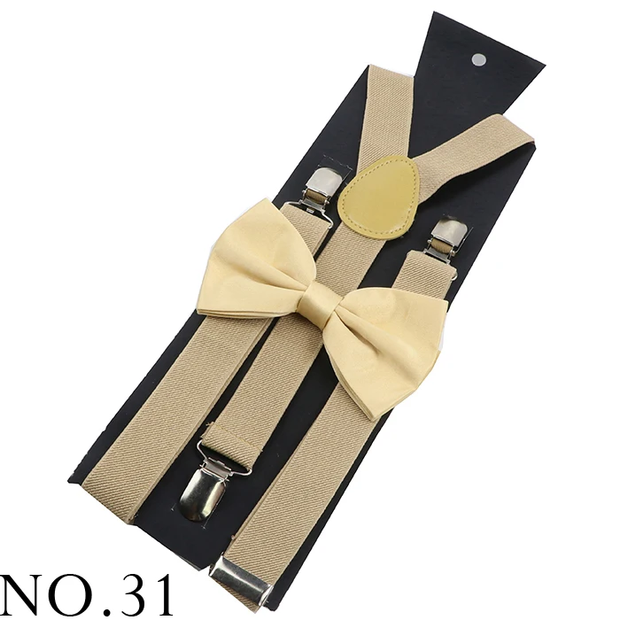 Elastic Leather Suspenders Bowtie Set Braces Men Women Sage Green Adjustable Braces Straps For Wedding Y-Back Shirt Accessories