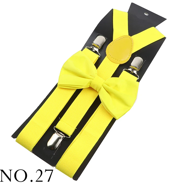 Elastic Leather Suspenders Bowtie Set Braces Men Women Sage Green Adjustable Braces Straps For Wedding Y-Back Shirt Accessories