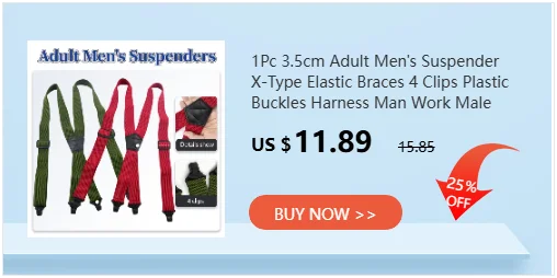 3.5*120cm Adult Men's Suspender X-Type Elastic Braces 4 Clips Plastic Buckles Strap Harness Man Work Male Jockstrap Accessories