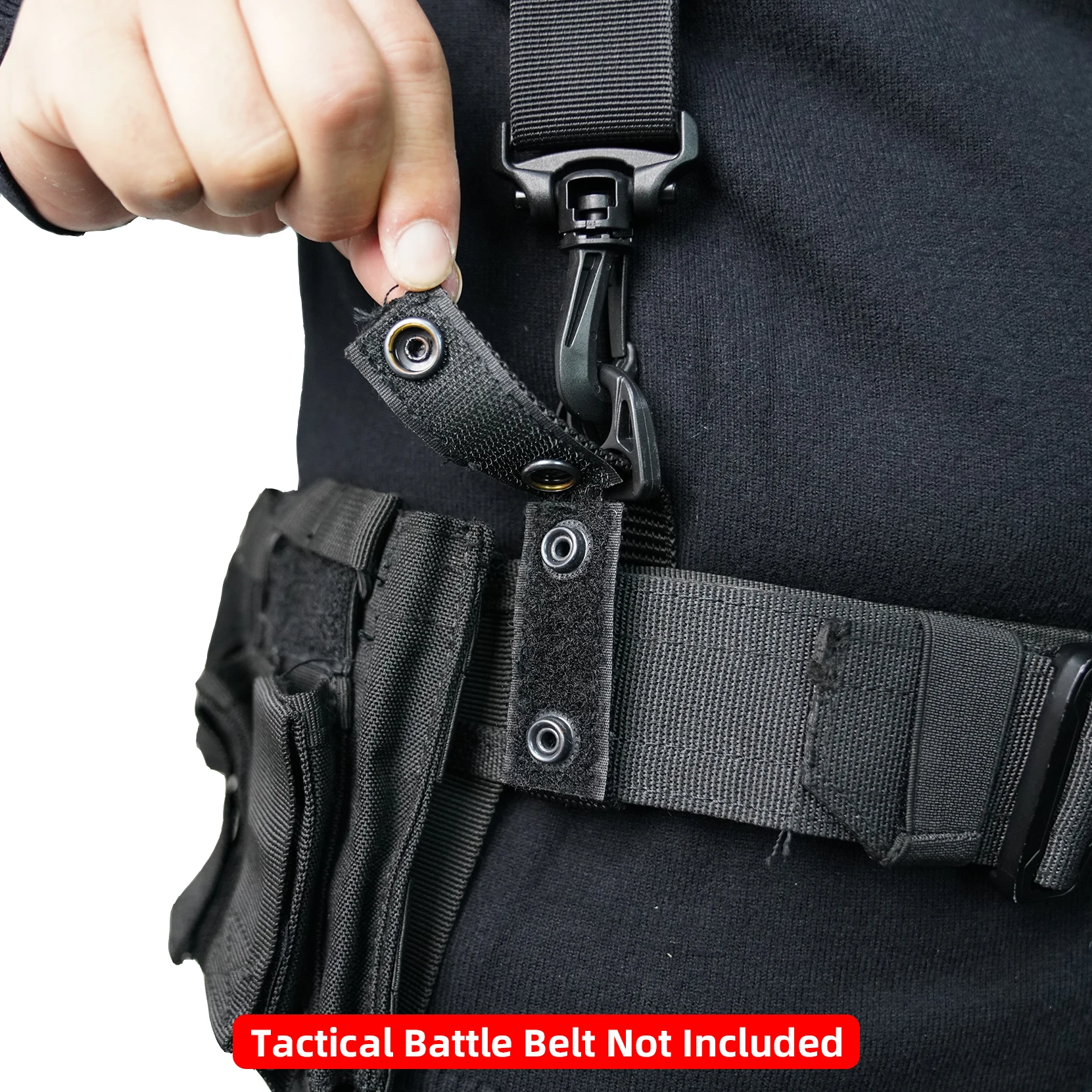 MELOTOUGH Tactical Suspenders Duty Belt Police Suspenders for Law Enforcement Belt with Padded Adjustable Shoulder