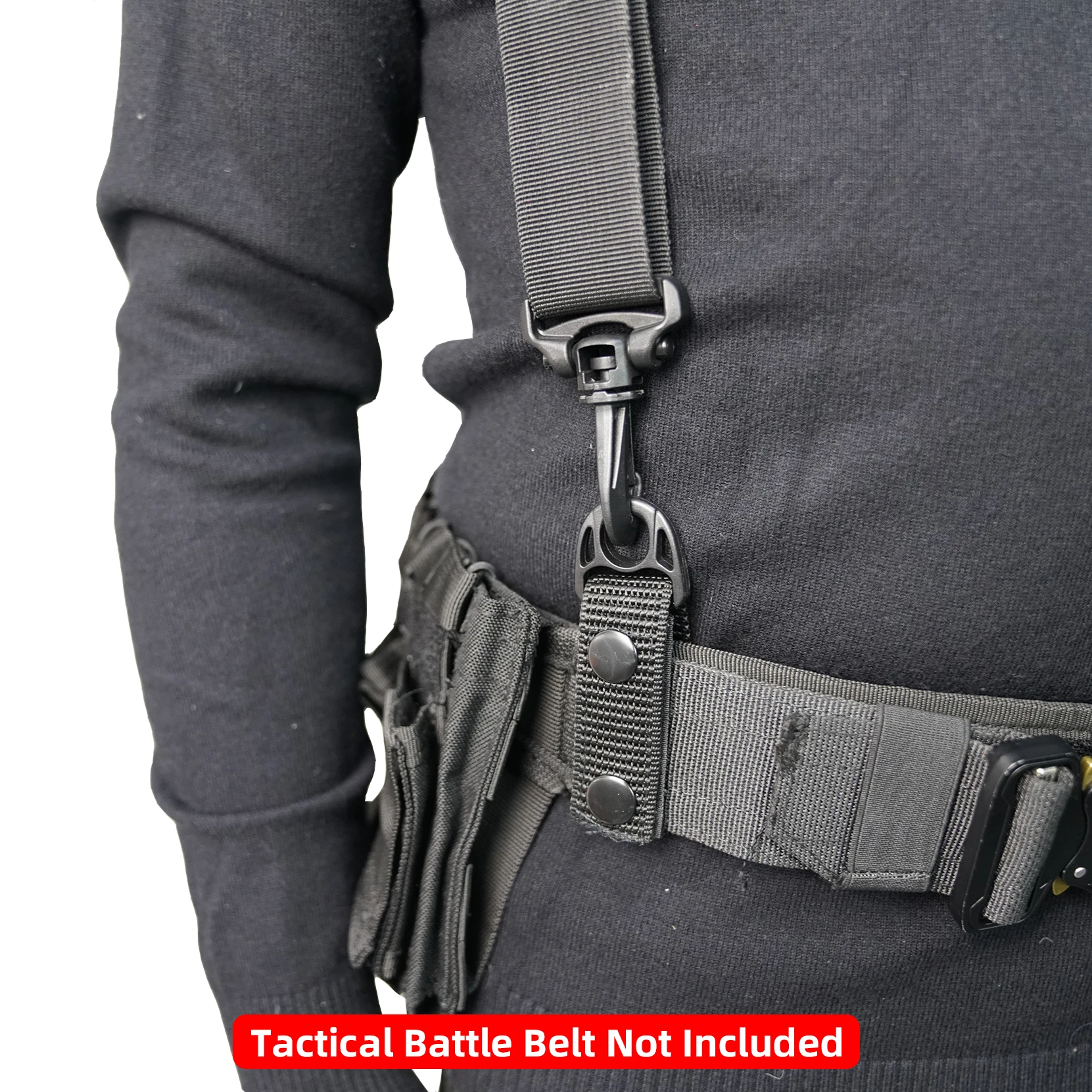MELOTOUGH Tactical Suspenders Duty Belt Police Suspenders for Law Enforcement Belt with Padded Adjustable Shoulder