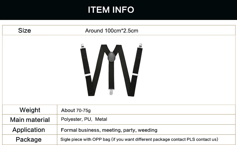 HUISHI Fashion Plain Black Suspenders for Men Navy Red Burgundy Braces Unisex Strap Bretels Mannen Women Bow Tie Suspenders Blue