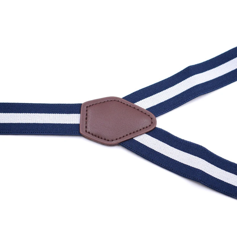 3Clips Men's Suspenders Men Braces Supports Tirantes For Women Elastic Adjustable Pants Straps Clothing 2.5*110cm