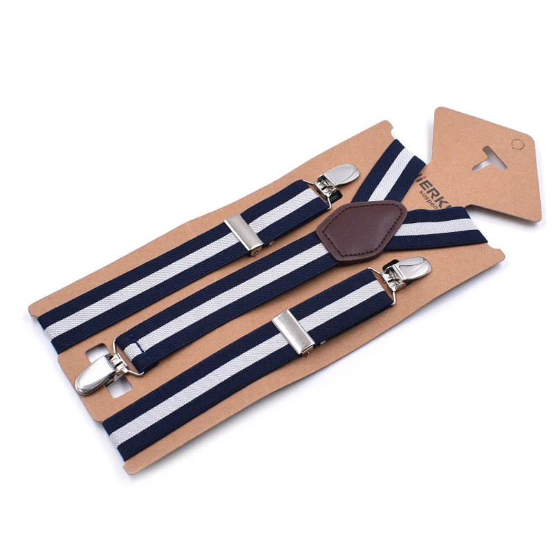 3Clips Men's Suspenders Men Braces Supports Tirantes For Women Elastic Adjustable Pants Straps Clothing 2.5*110cm