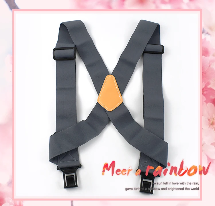 1Pc Deepeel 5*120cm Men's Elastic Wide Braces Adult X-type Suspenders with Clips Adjustable Heavy Duty Sport Work Suspender