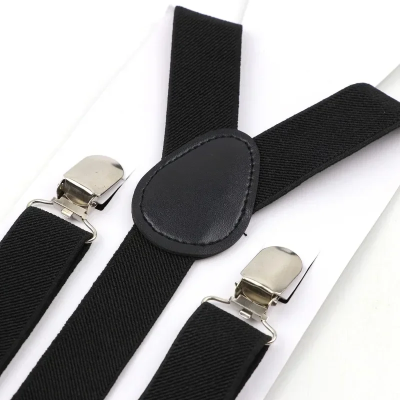 Men's Heavy Duty Suspenders High Elastic Adjustable Braces with 3 Strong Clips for Pants Holder Ideal for Wedding Wear