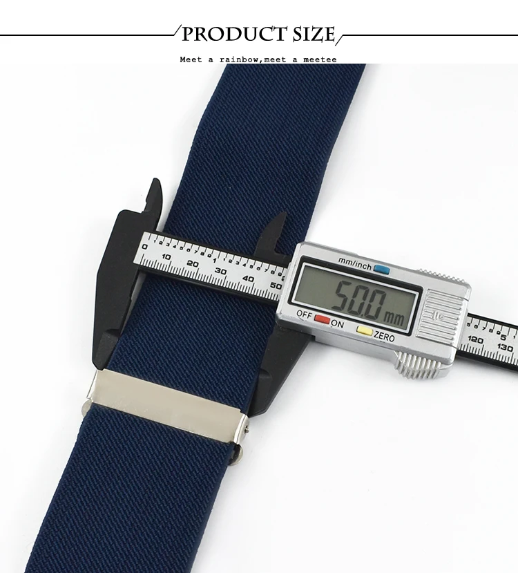 Deepeel Fashion 5cm Wide Adult Men's Suspenders 4 Clips Strap Adjust Elastic Men Braces Harness Man Suit Pants Belt Accessories