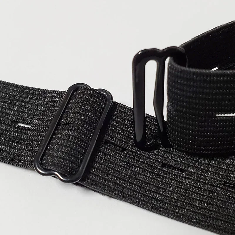 2.5cm/1inch Women Men's Shirt Stay Belt Keep Shirt Tucked in Adjustable Elastic Non-slip Shirt Holder Strap Lock Belt