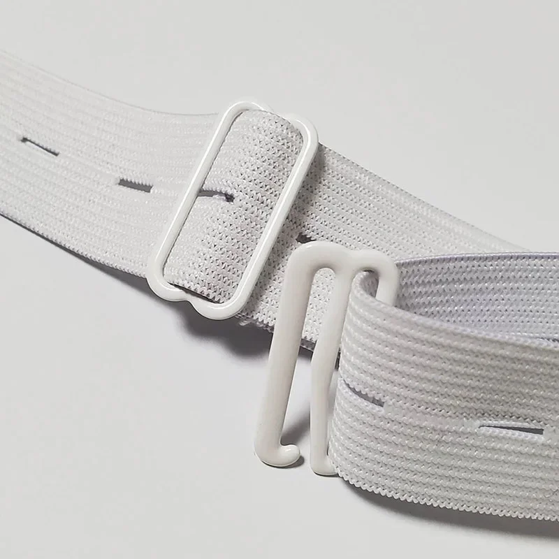 2.5cm/1inch Women Men's Shirt Stay Belt Keep Shirt Tucked in Adjustable Elastic Non-slip Shirt Holder Strap Lock Belt