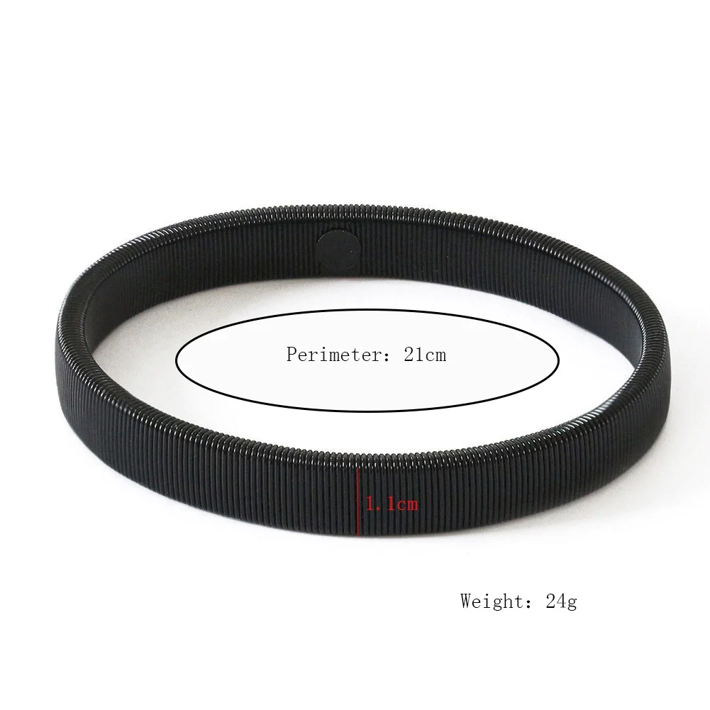 2pcs/pair Anti-Slip Elastic Shirt Sleeve Holders Metal Armbands Band Stretch Garters for Women Men
