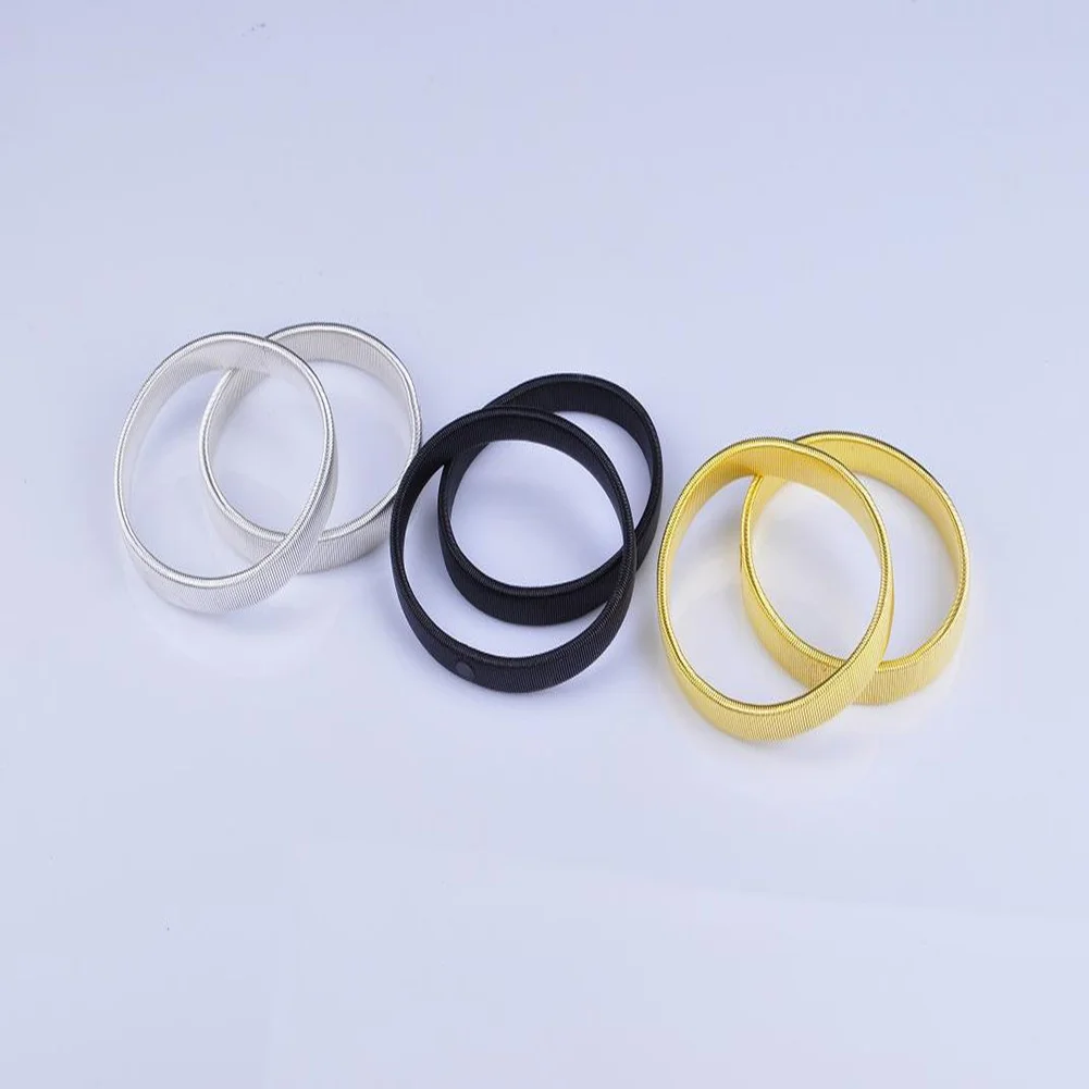 2pcs/pair Anti-Slip Elastic Shirt Sleeve Holders Metal Armbands Band Stretch Garters for Women Men