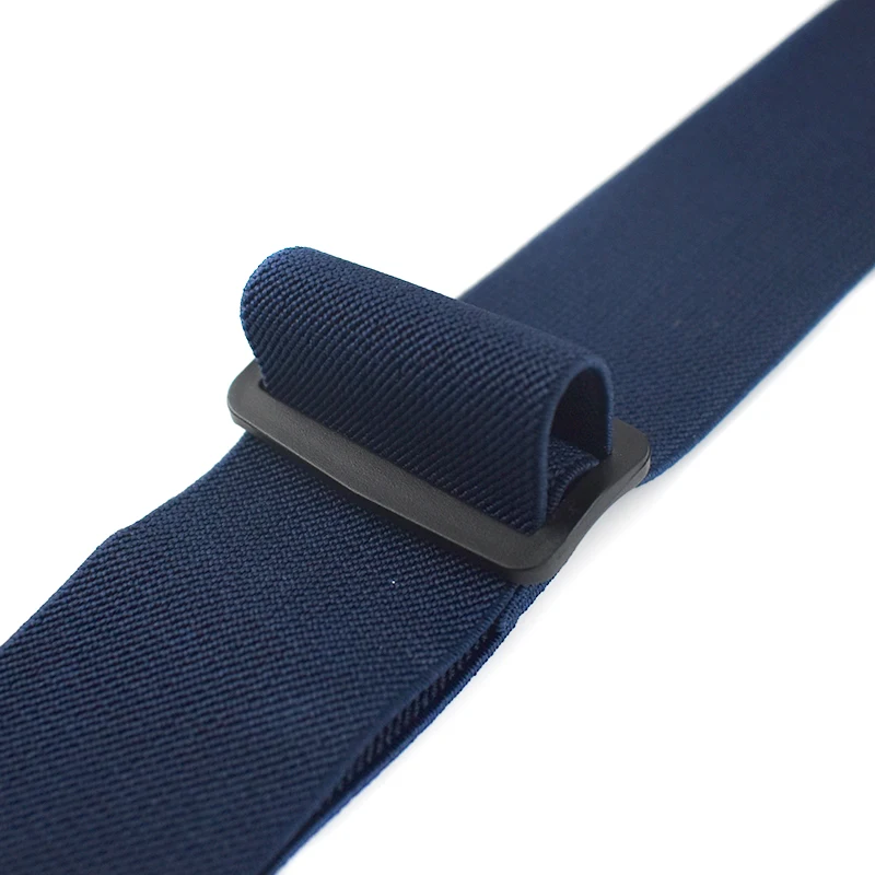 1Pc Deepeel 5*120cm New Fashion Wide Men's Suspender Pants Black Hook Buckle 4 Clip Stretch Male Jockstrap Work Braces Accessory