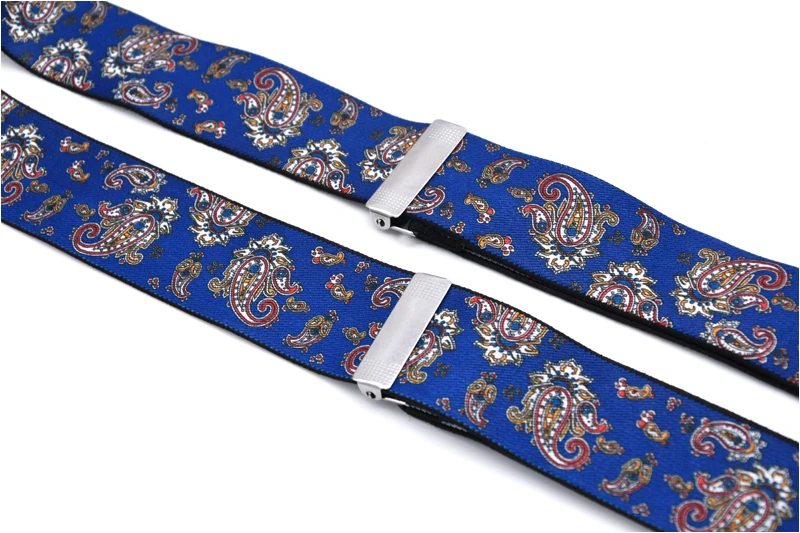 Casual Suspenders 3.5cm*120cm Spanex Elastic Suspenders Men Buckle Belt Y-back Shape Trousers Straps Father's Day Gifts MBD8501