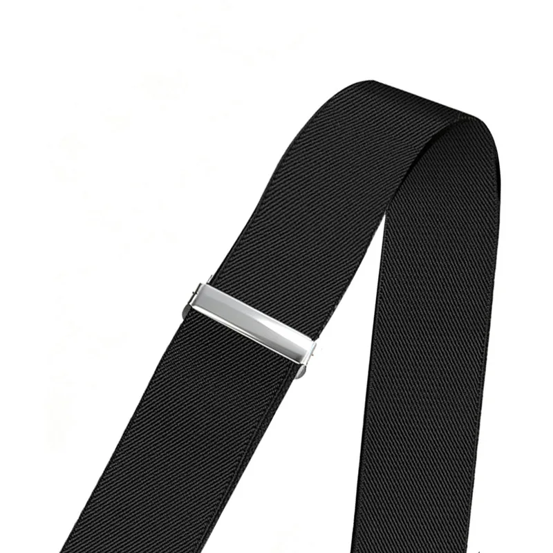 New Mens Suspenders Men Braces Plain Color Adjustable Suspenders Strong 3clasp Casual Male Suspenders